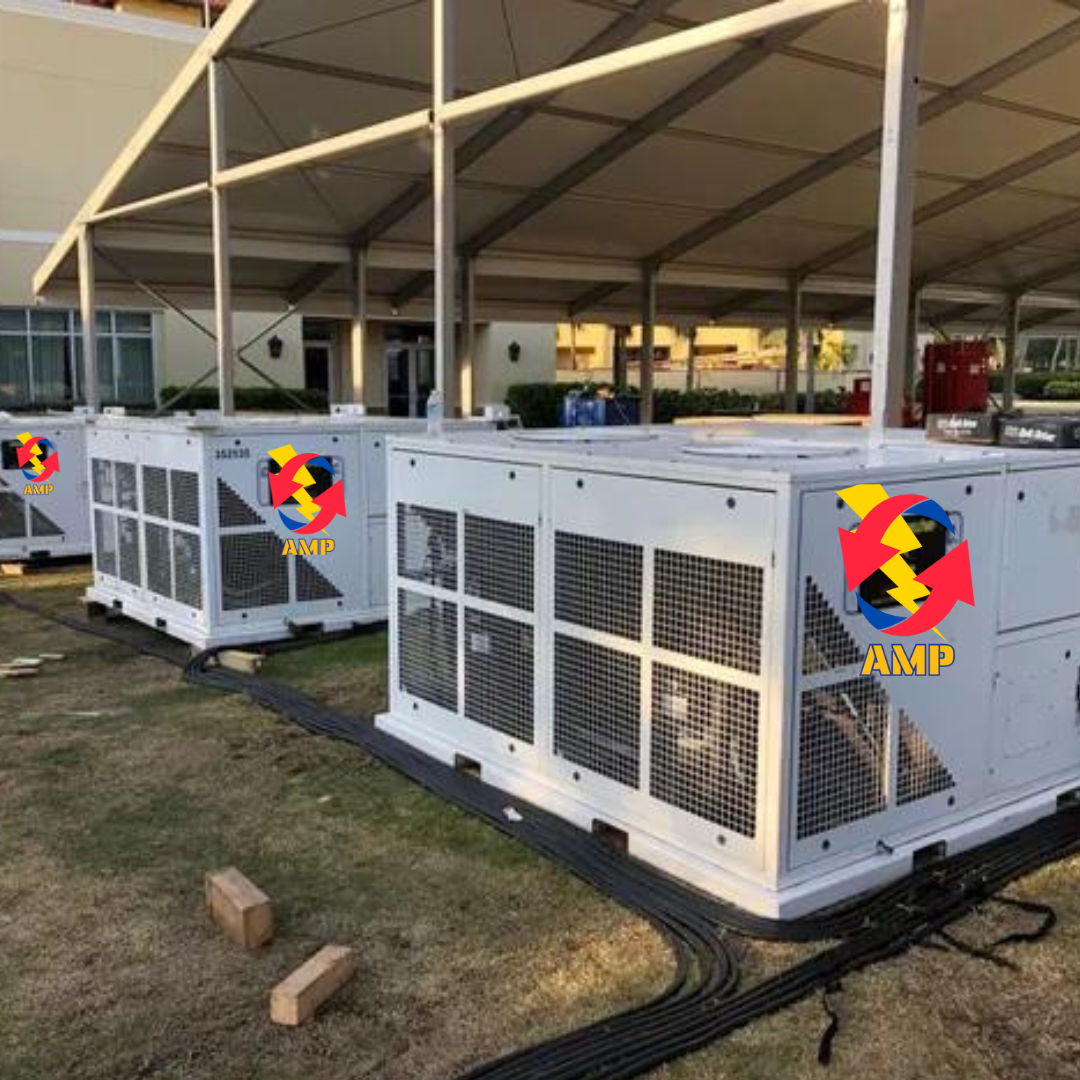 air management and power offering sustainable environmentally conscious power and climate control for special events, construction sites, luxury events, conventions, outdoor tents, emergency fema