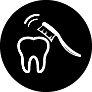 tooth and brush icon