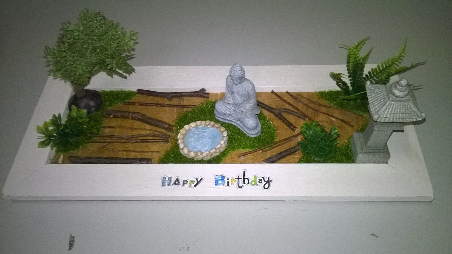 eine zen garten bastelei 