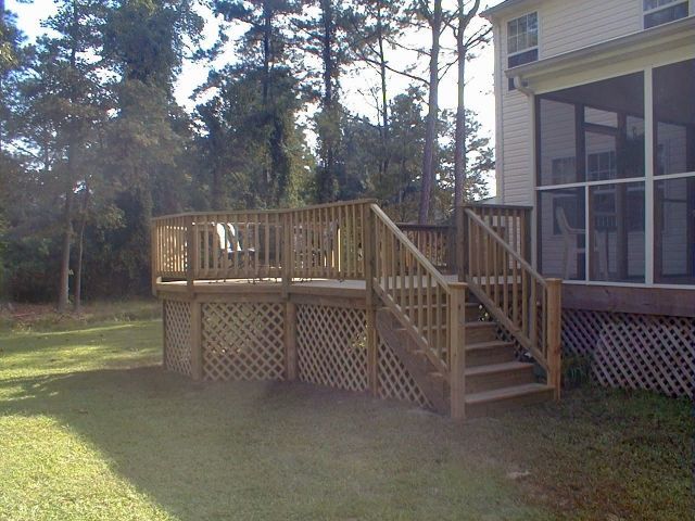 ooden Deck — Poquoson, VA — OutBack Construction