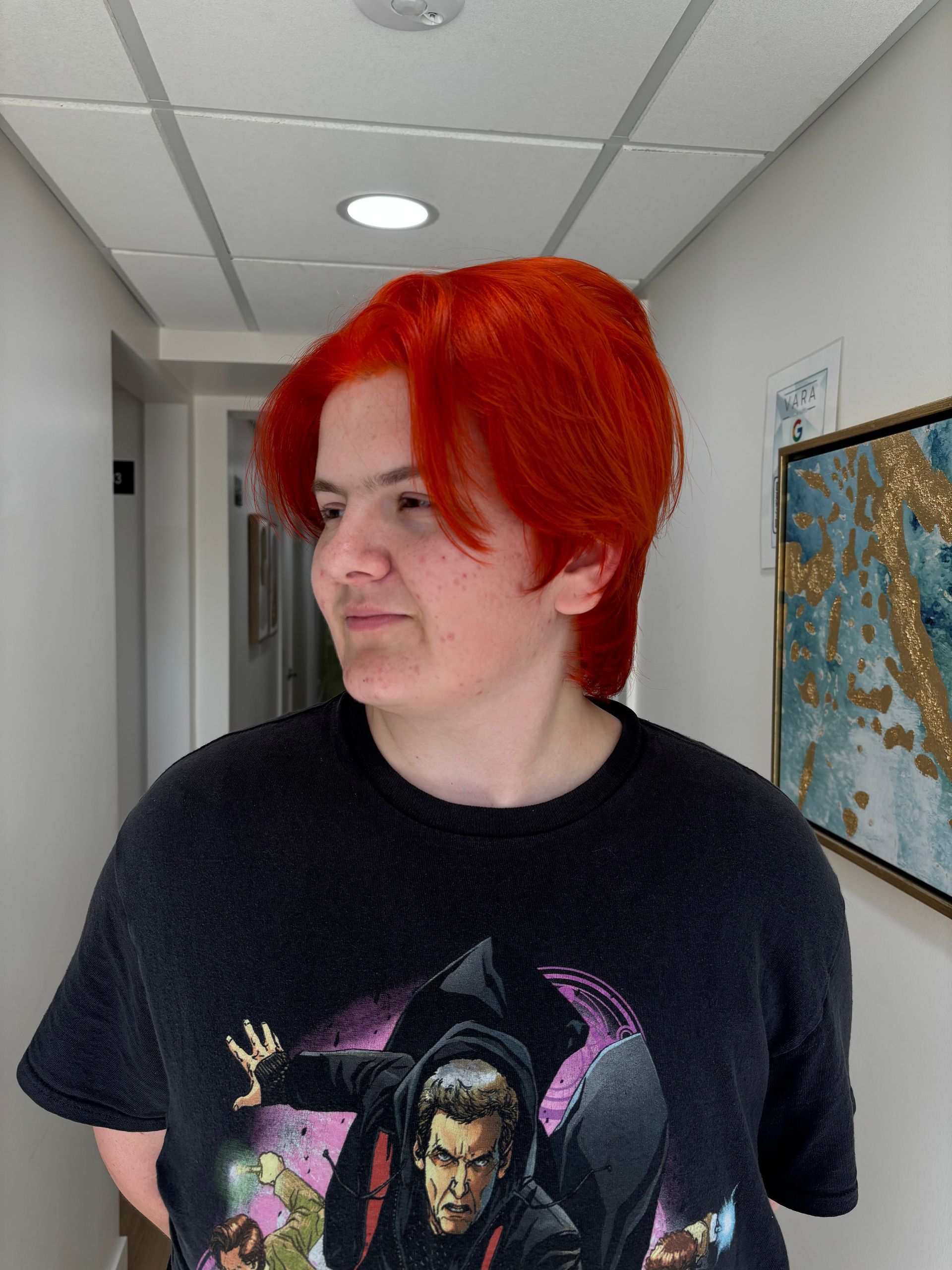 “Rich red hair tint and styling by Ally Lovato in Salt Lake City area”