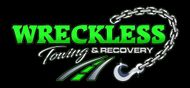 The logo for Wreckless Towing & Recovery