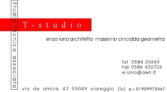 biglietto da visita studio di architettura
