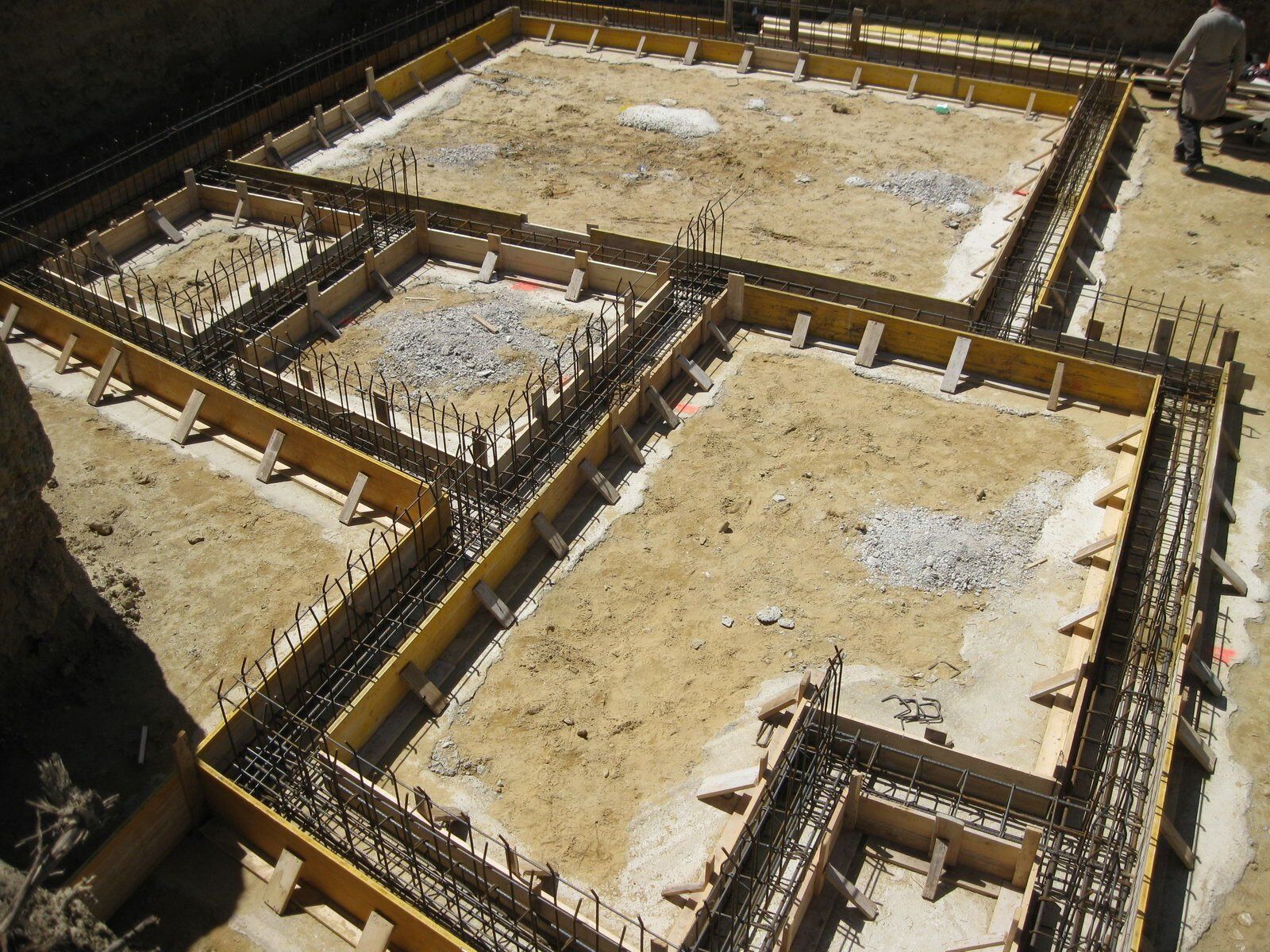 fondamenta per nuova costruzione edile