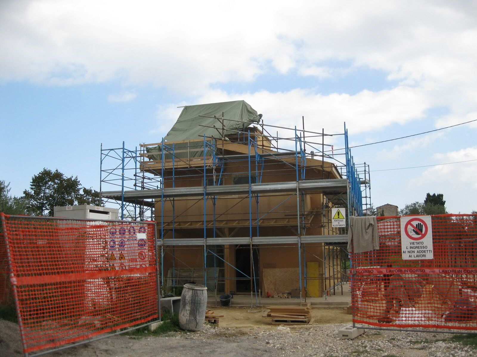 costruzione villetta