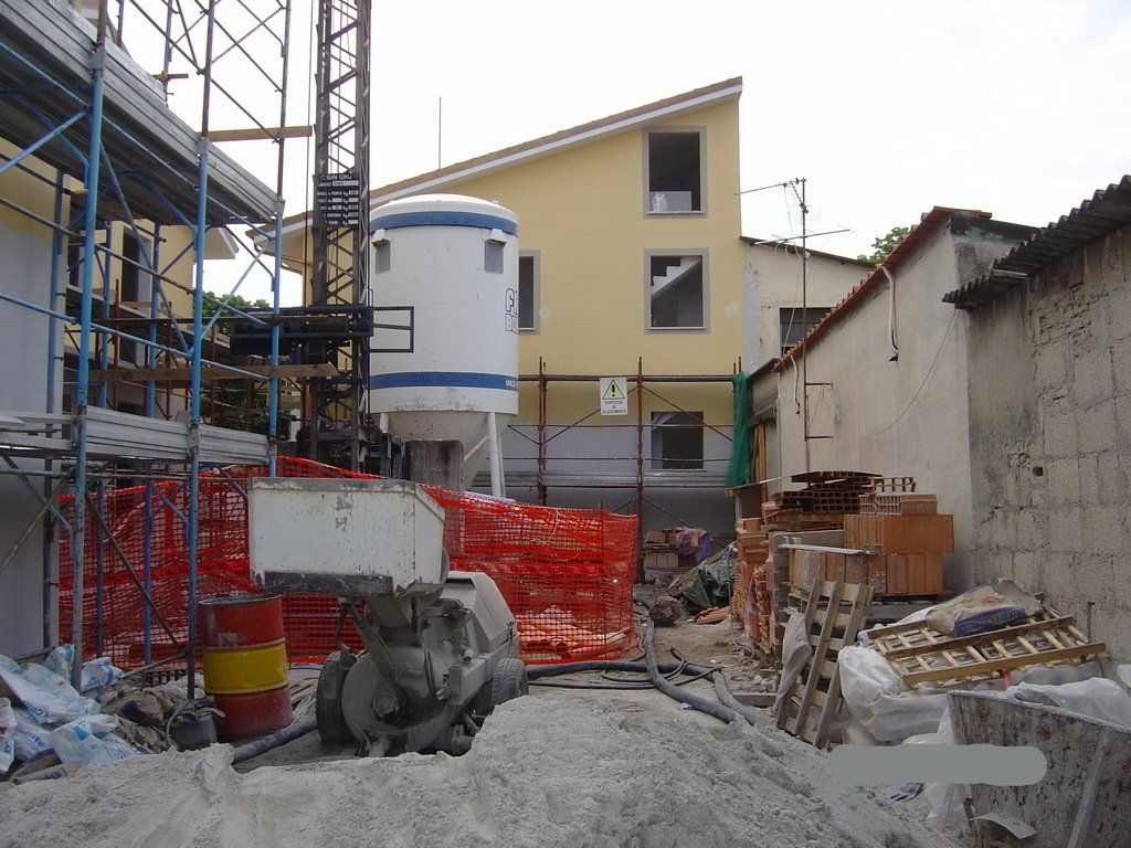 cantiere per rifacimento unità immobiliare