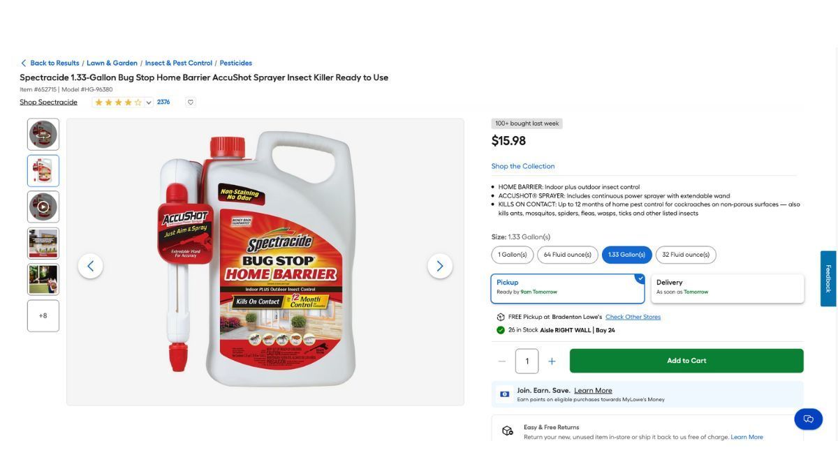 Spectracide, a DIY Pest Solution at Lowes