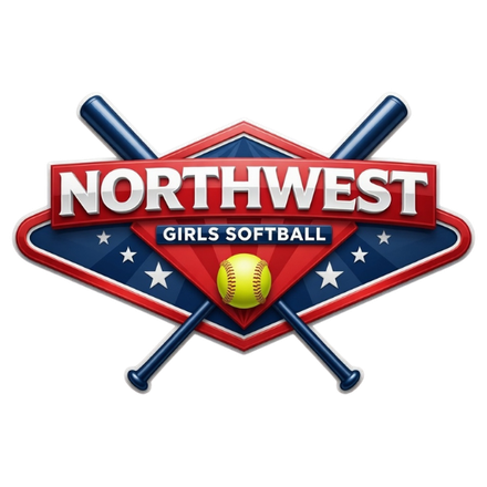 Westwood Baseball League logo with text and crossed bats and a baseball graphic.