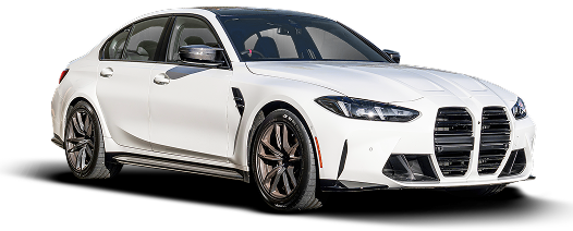 White BMW M3 sedan. | Bavarian Auto Haus
