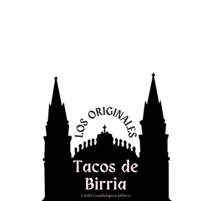 a logo for tacos de birria estilo guadalajara jalisco