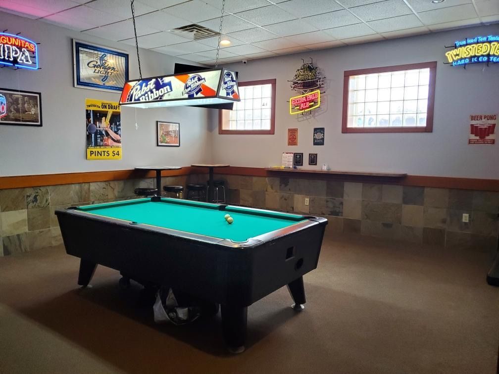 Pool Table with Balls — Valley City, ND — Labor Club
