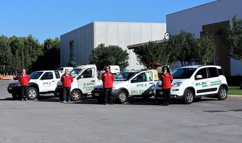 squadra di addetti alla disinfestazione