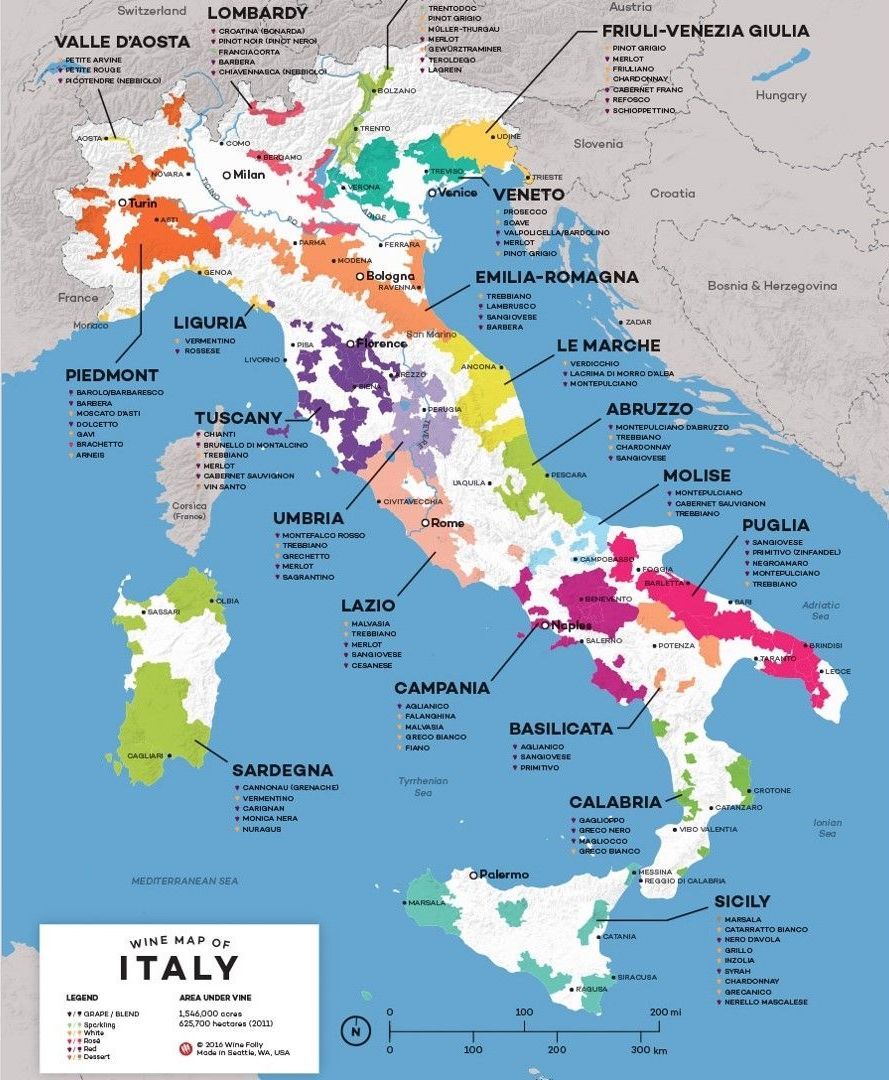 Mappa vini