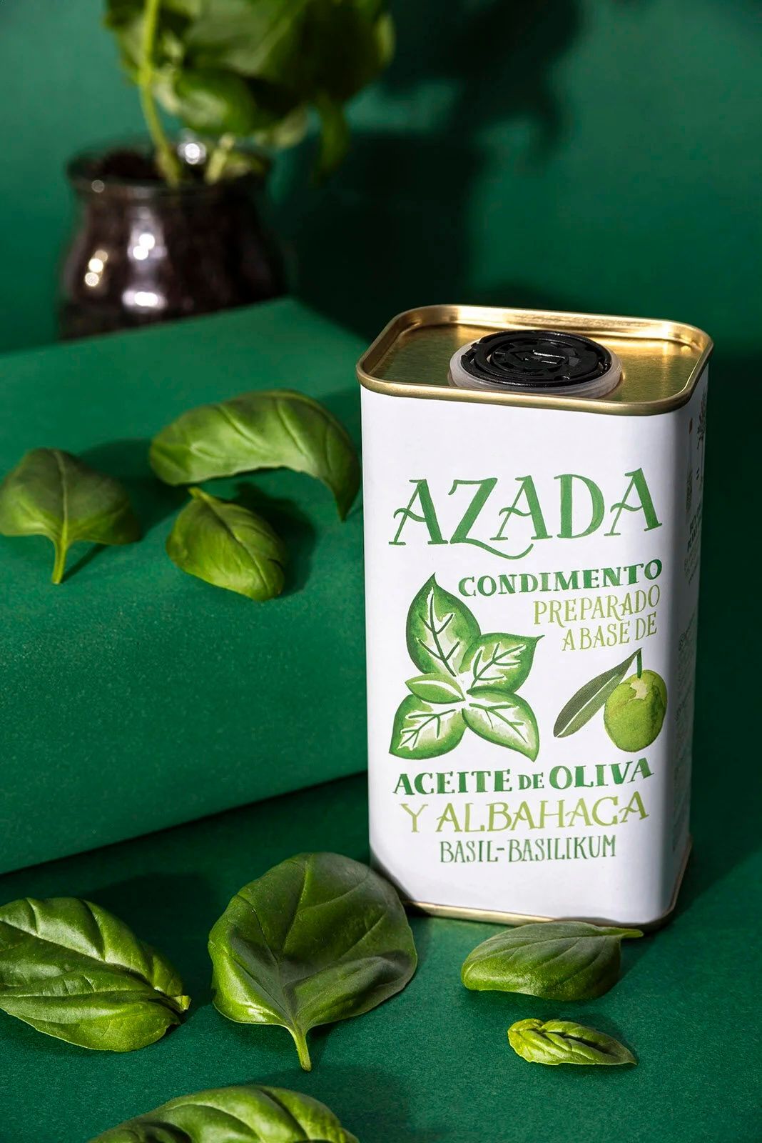 AZADA 亞查達 天然羅勒風味 特級初榨橄欖油(225ml)