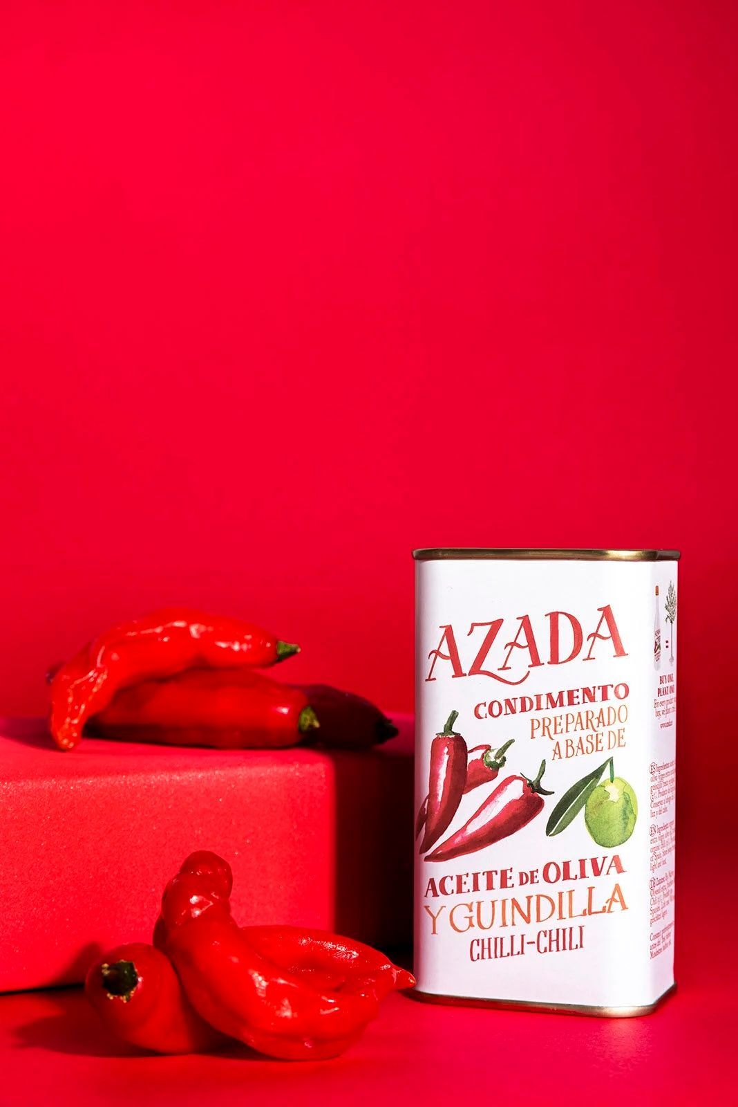 AZADA 亞查達 天然辣椒風味 特級初榨橄欖油(225ml)