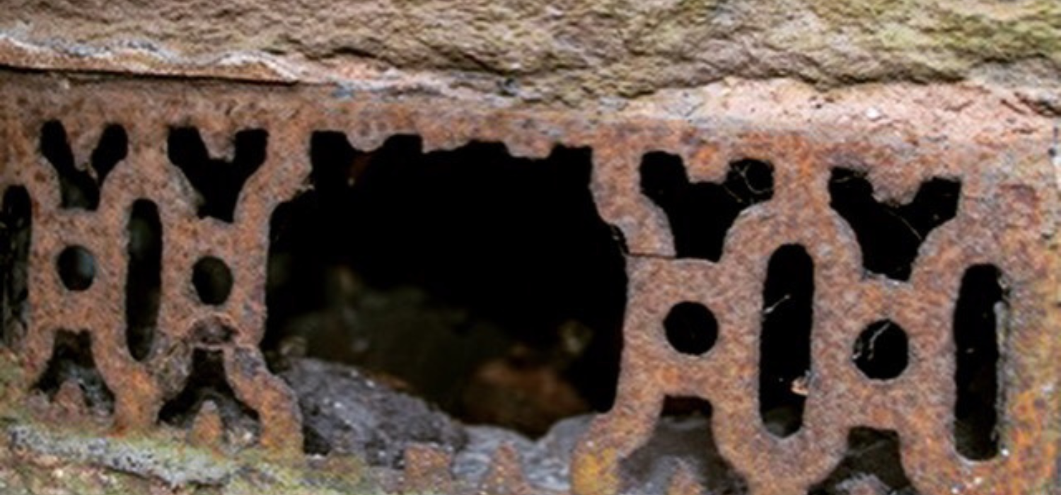 broken air vent