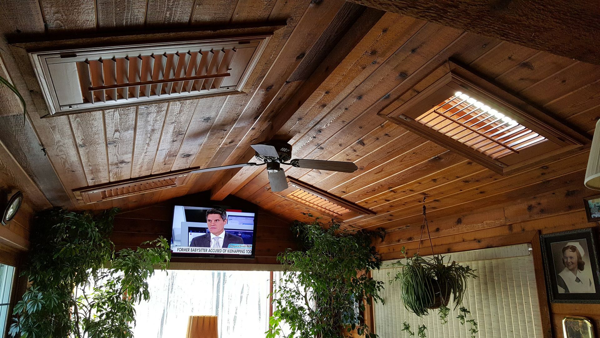 Solar Shield Roller Shade installed in great room windows