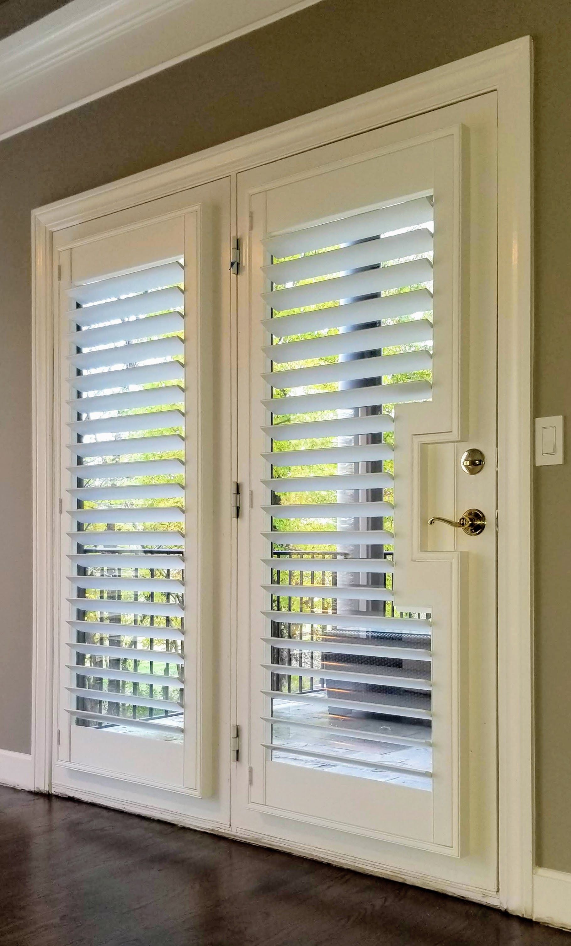 Solar Shield Roller Shade installed in great room windows