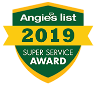 Angie's List 2019 Service Award Logo