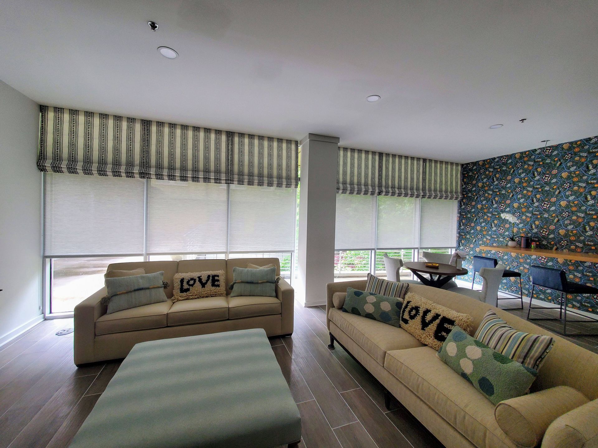 commercial shades installed in kansas city