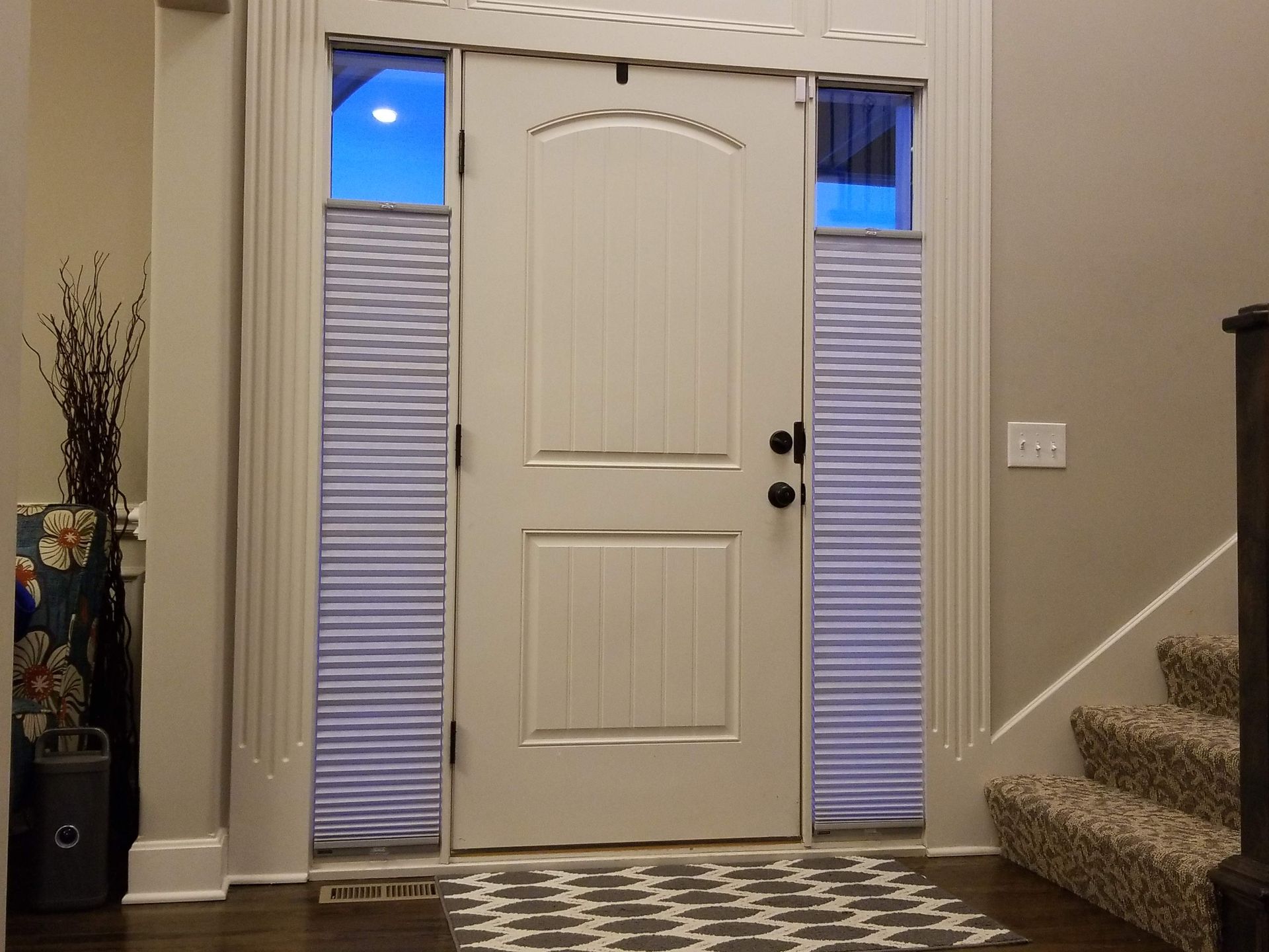 Solar Shield Roller Shade installed on a patio door in Kansas City, MO