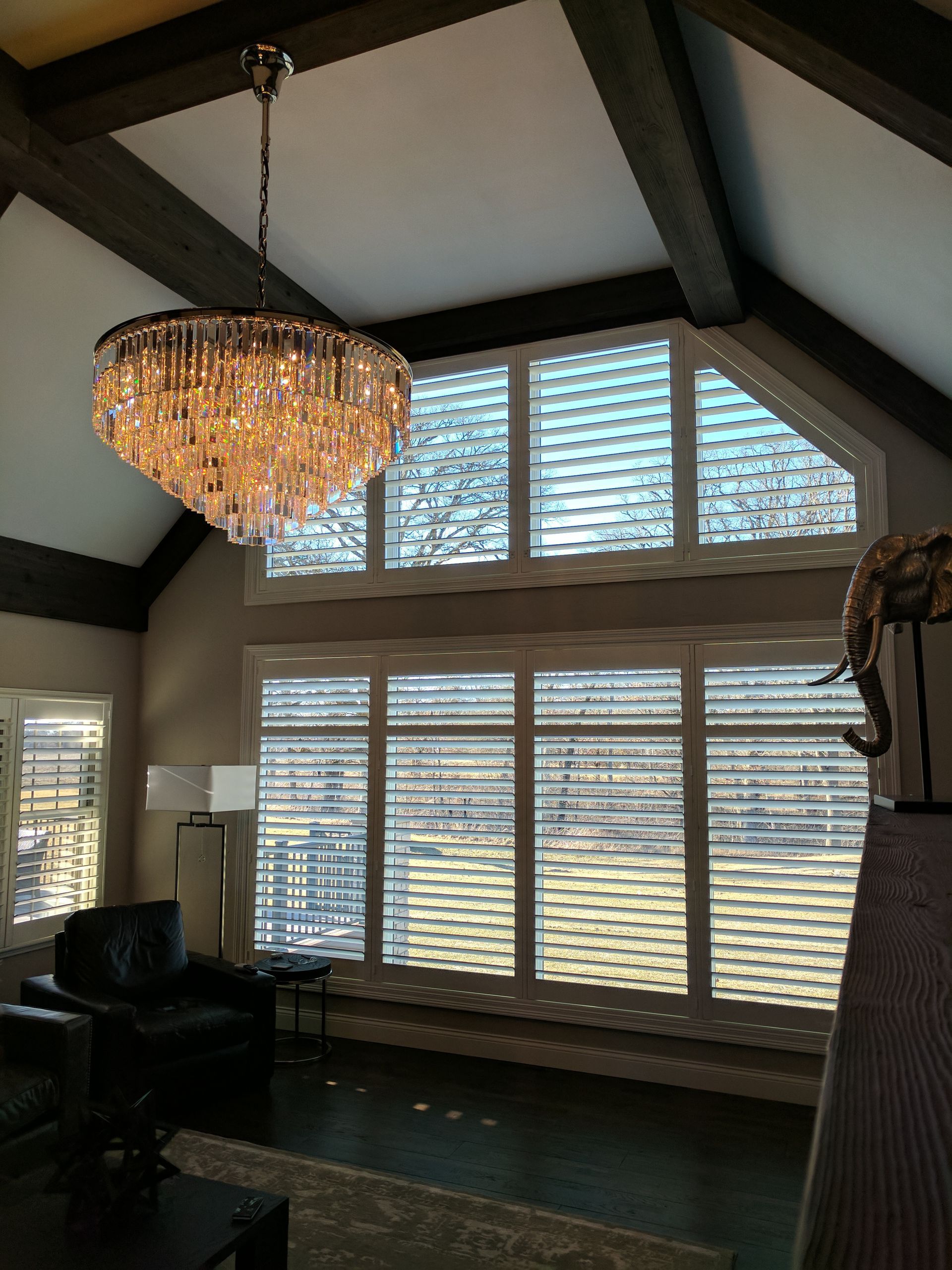 Solar Shield Roller Shade installed in a home in Parkville, MO