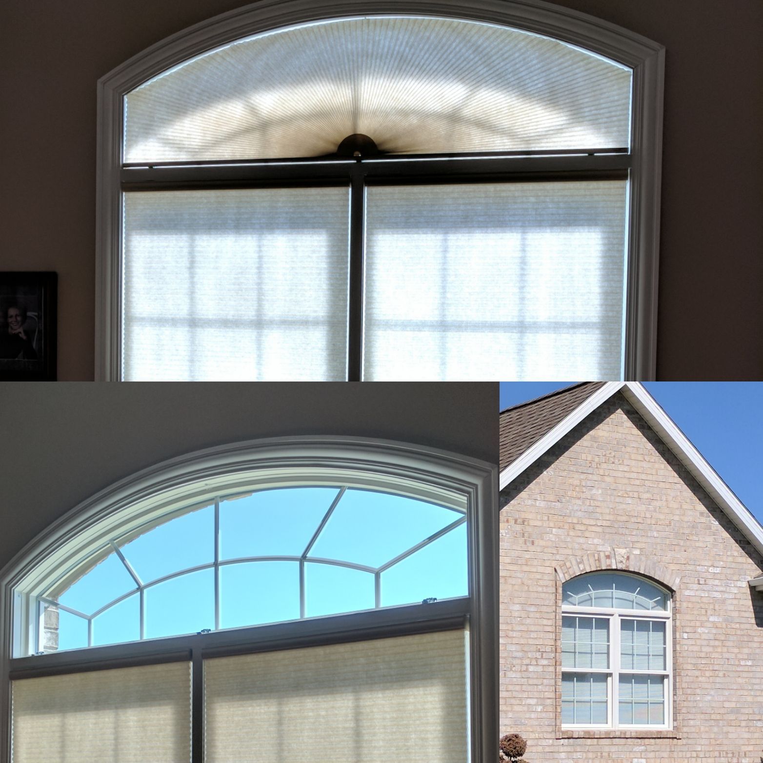 Solar Shield Roller Shade installed in a primary bedroom in Liberty, MO
