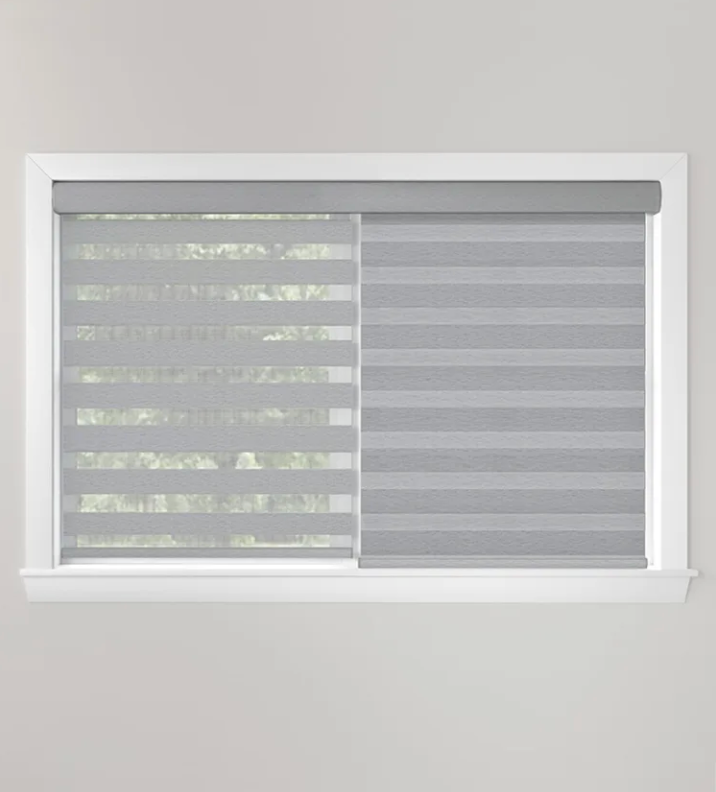 Solar Shield Banded Shade two-on-one headrail