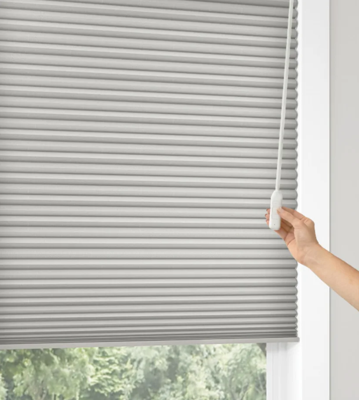 Solar Shield Honeycomb Shades with PowerWand