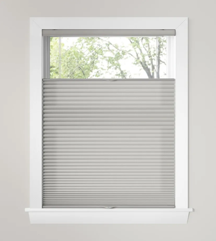 Solar Shield Banded Shades with Fabric Wrapped Bottomrail