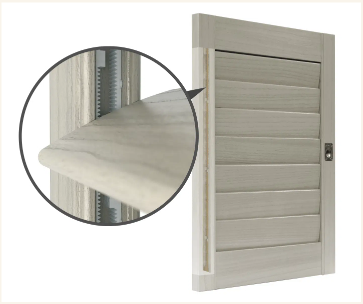 Solar Shield Plantation Shutter Invisible Tilt