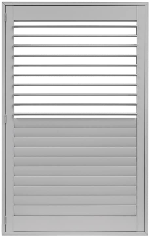 Solar Shield Plantation Shutter Invisible Tilt with Split Tilt Option