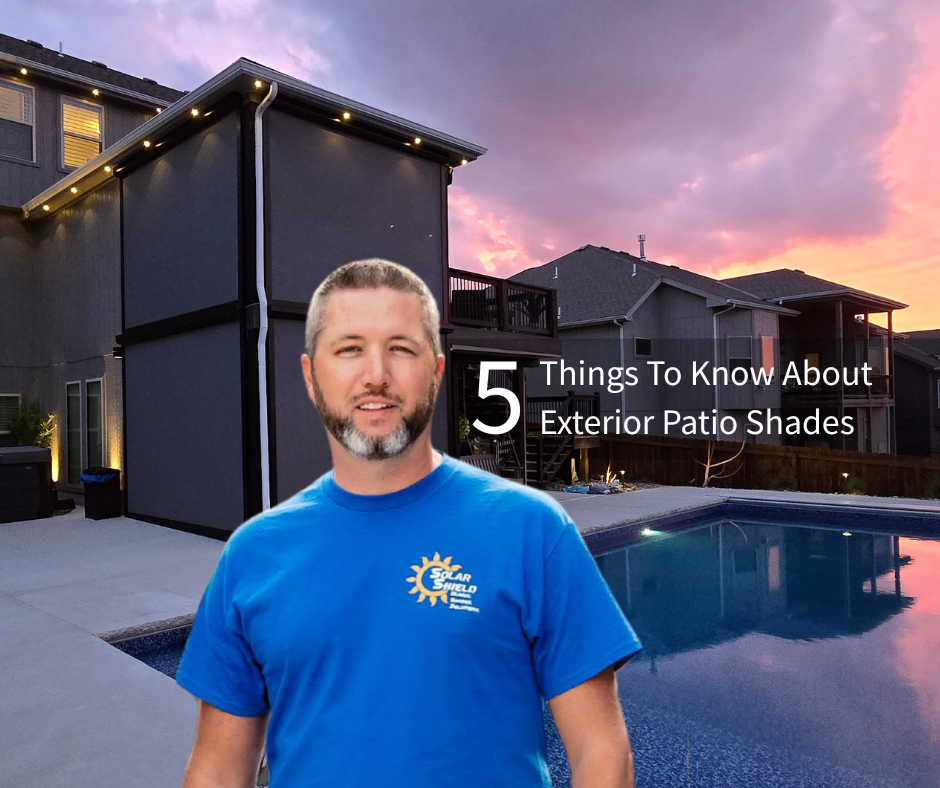 Five things to know about exterior patio shades