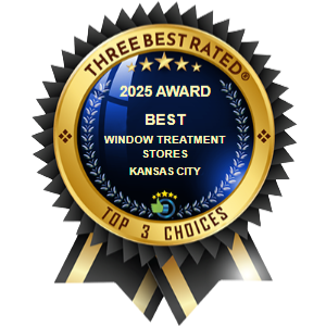 solar shield awarded three best rated window treatment company in Kansas City
