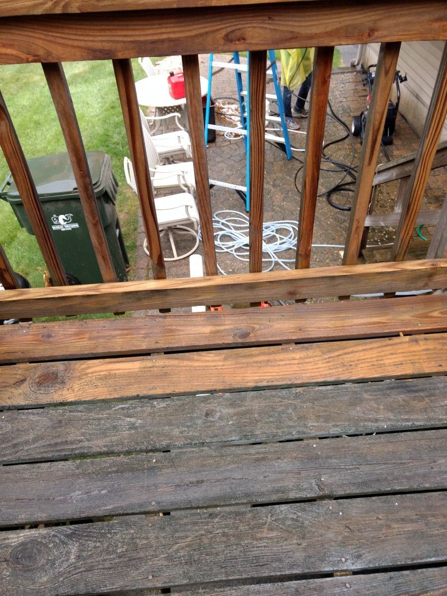 Deck Cleaning Side — Hadley, MA — Family Window Cleaning & Property Maintenance