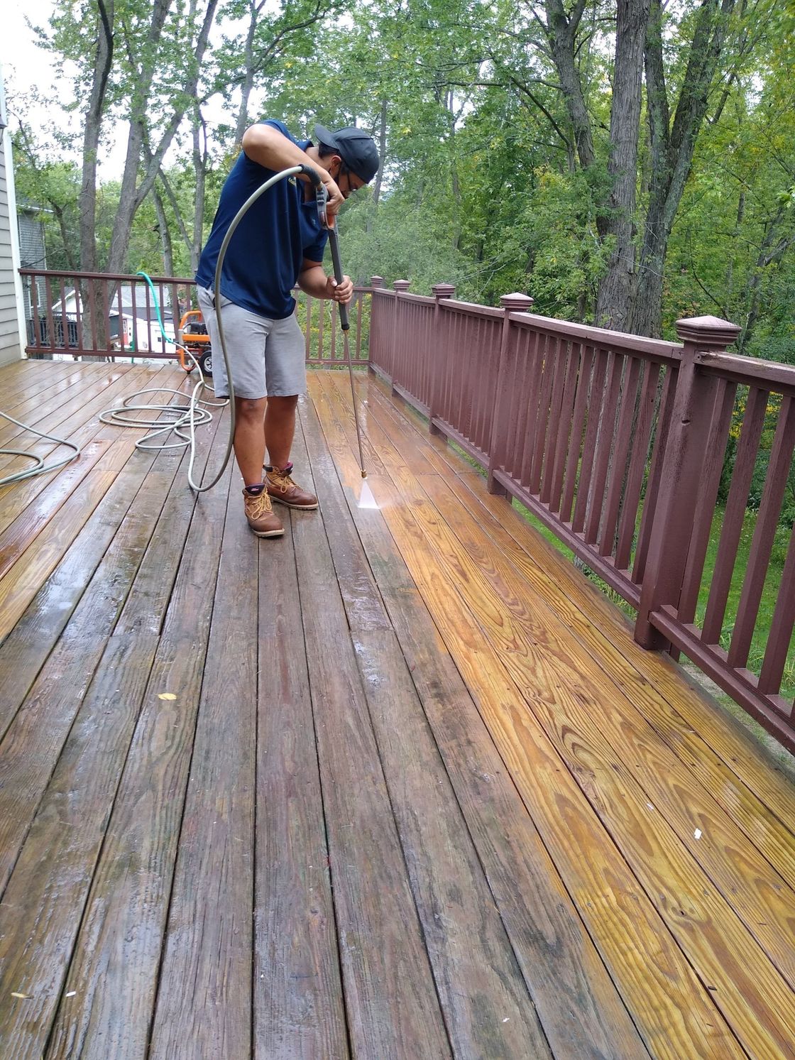 Patio Cleaning — Hadley, MA — Family Window Cleaning & Property Maintenance