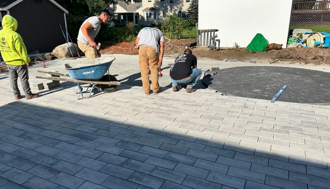 Paver installation