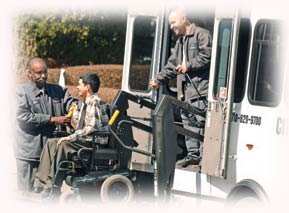 Vans Equipped With Hydraulic Lifts