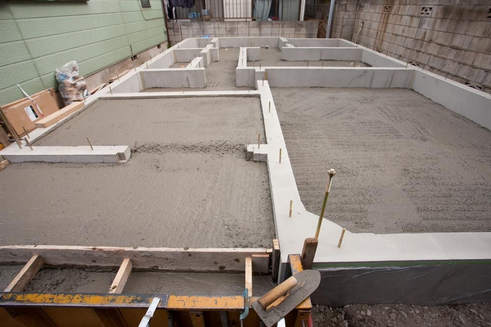Concrete Foundation In A Residential Construction Site — Tuscany Concreting In Proserpine, QLD