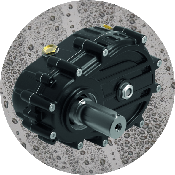 Udor PTO Gearbox RX115, RX118 and RX122 for Udor pumps Penta, VH,  VXC, VXB, VYB and VYC.