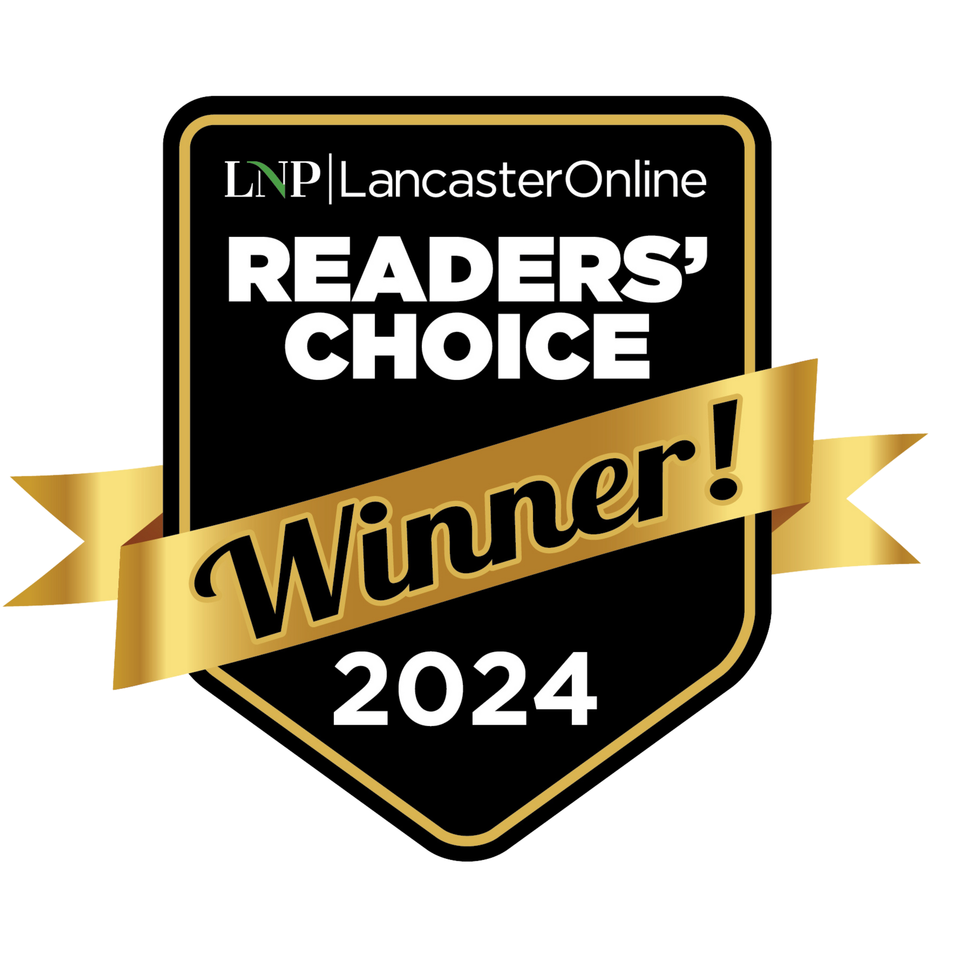 A badge that says `2024` readers choice winner ! ''