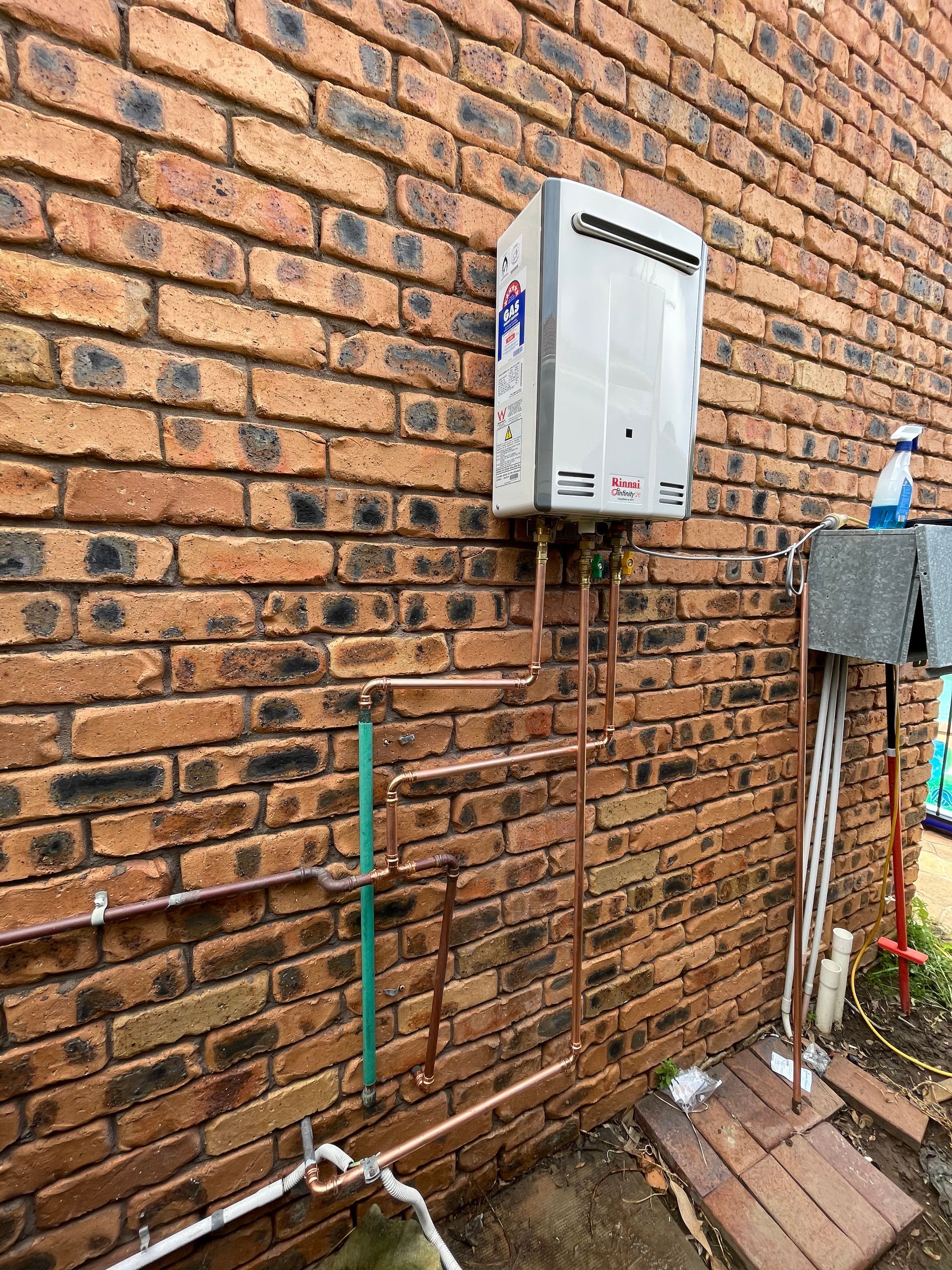 Heater Hanging in the Wall — Start 2 Finish Plumbing in Yagoona, NSW
