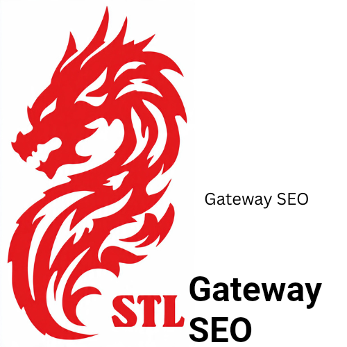 Red dragon logo with 