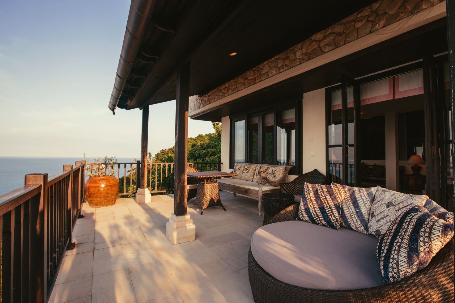 There Is A Large Balcony With A View Of The Ocean — Greg Pollard Building In Bogangar, NSW