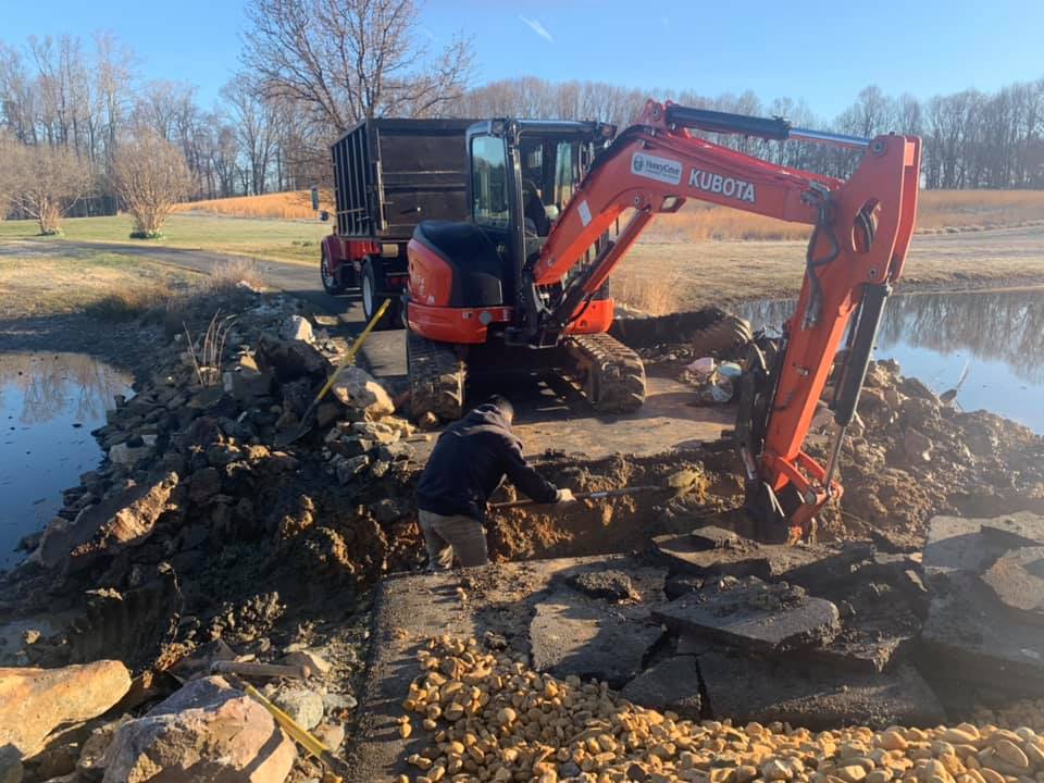 Honey Cove repairs culvert in St Mary's County