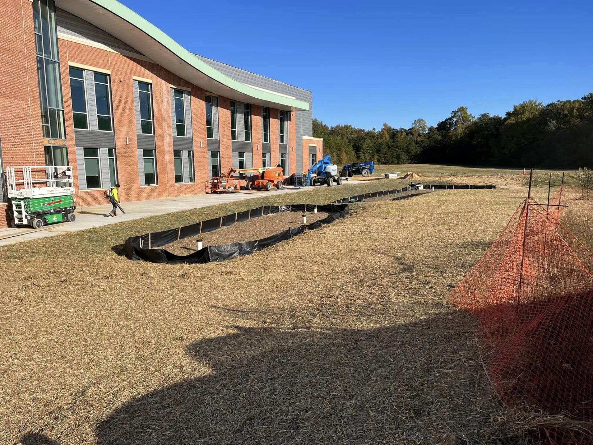 sod installation on commercial property southern Maryland