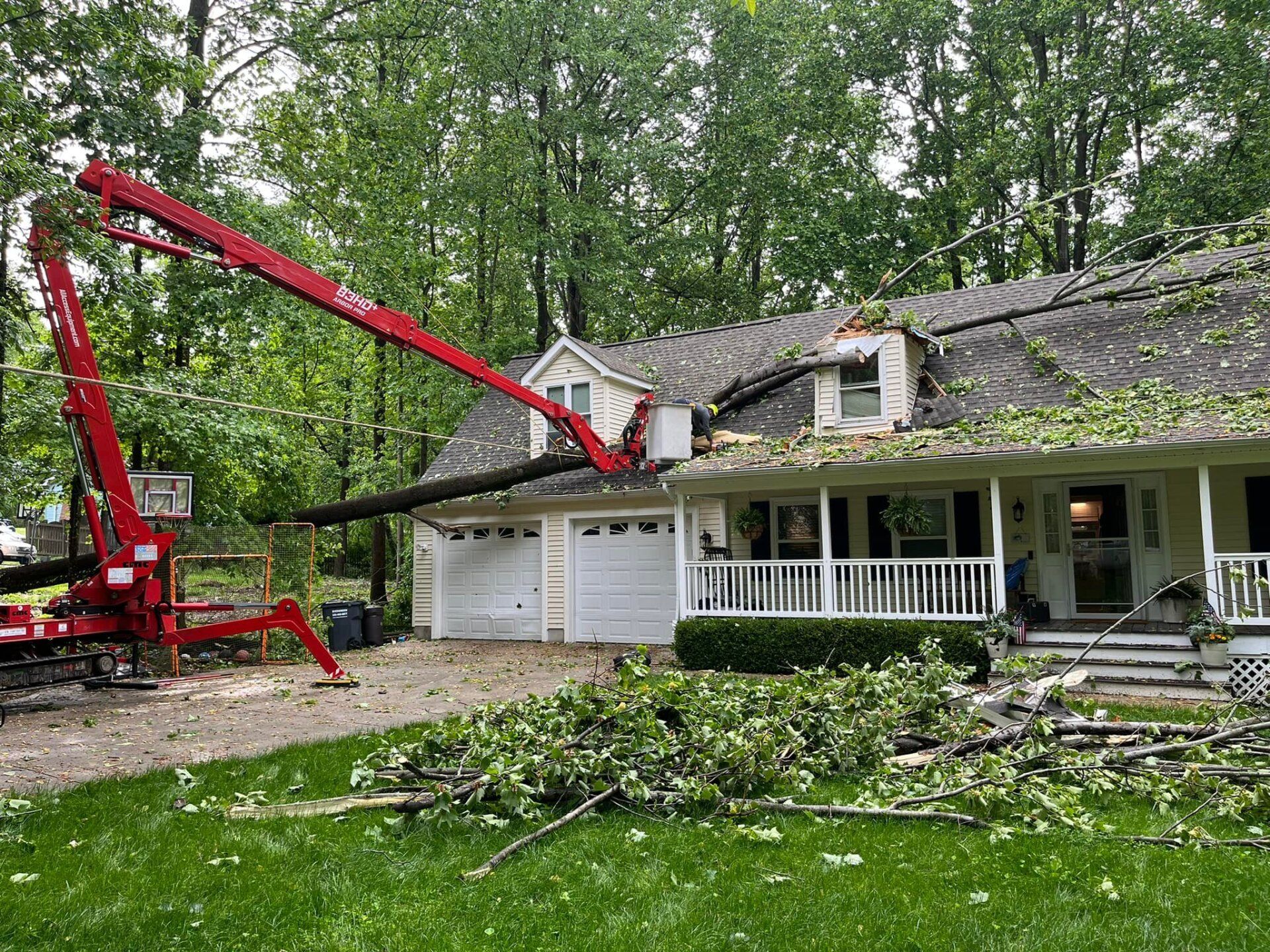 storm damage cleanup norther Calvert County MD