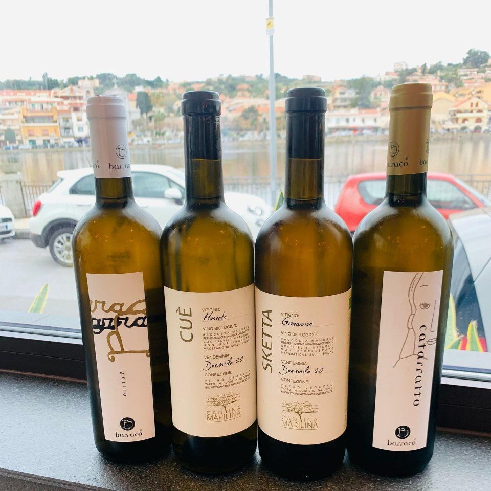 selezione di vini bianchi