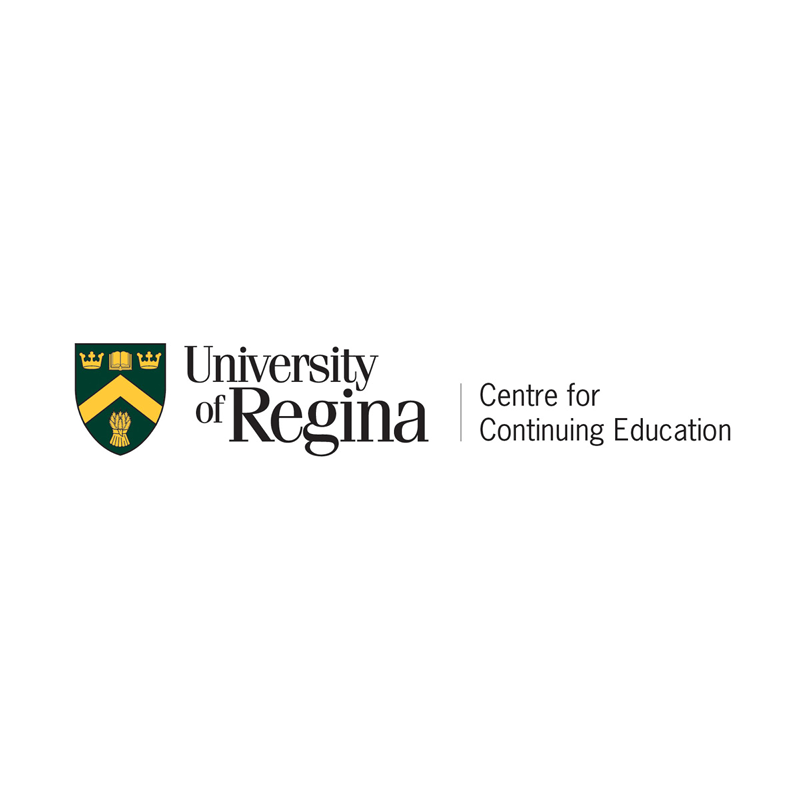 The University of Regina logo, Centre for Continuing Education.
