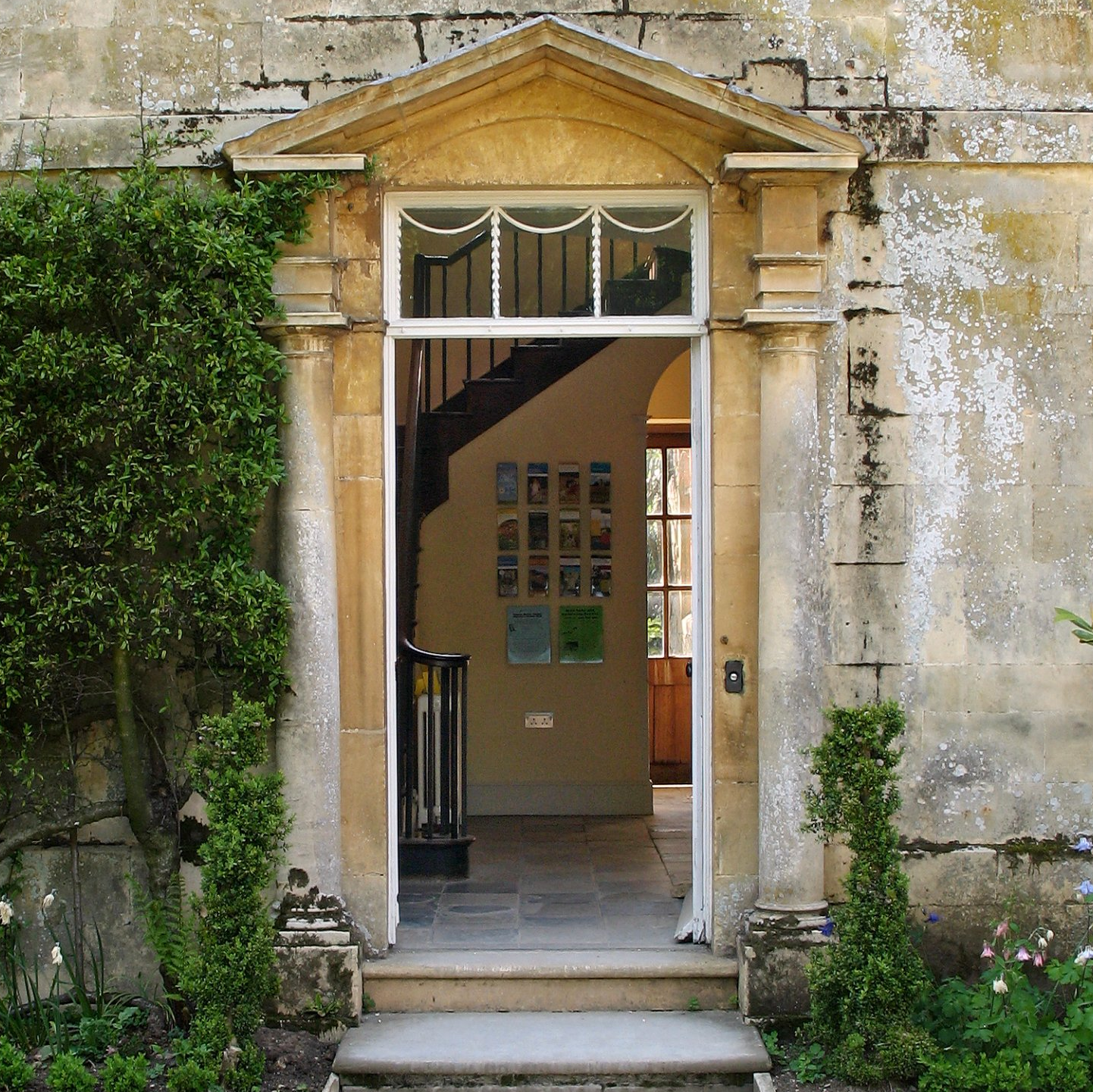 elegant open front door showing ornate staircase, Cotswold Tiger, The Second Home Company